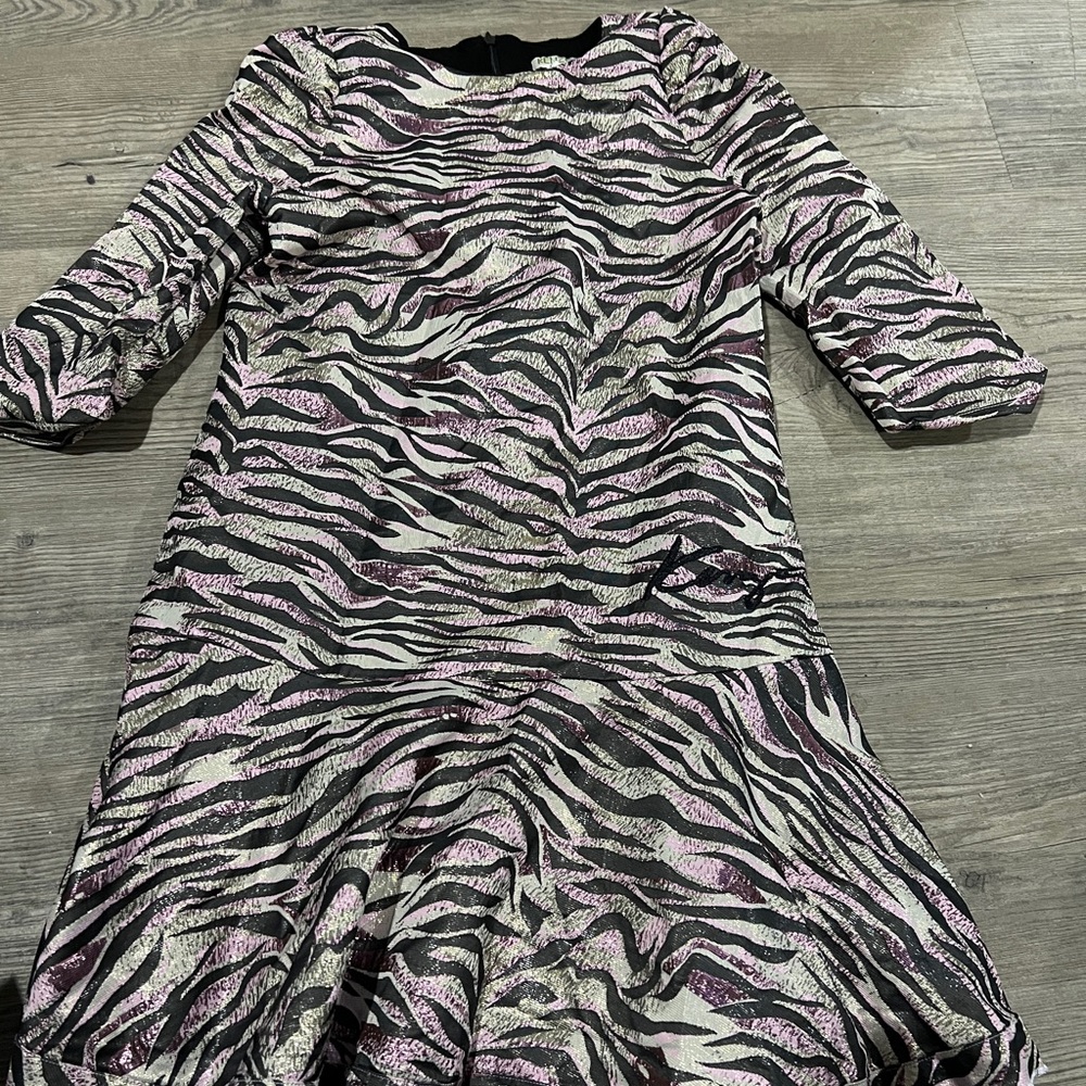 KENZO CLARICE TIGER STRIPED DRESS 10